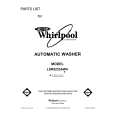 WHIRLPOOL LSR5233AN0 Parts Catalog