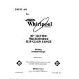 WHIRLPOOL RF395PXWW0 Parts Catalog