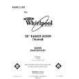 WHIRLPOOL RH4736XWB1 Parts Catalog