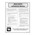 WHIRLPOOL MDG120PHVW Installation Manual