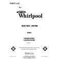 WHIRLPOOL LE3000XKW0 Parts Catalog