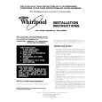 WHIRLPOOL SF3000EKW0 Installation Manual