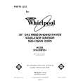 WHIRLPOOL SF365BEPW4 Parts Catalog