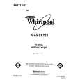 WHIRLPOOL LG7761XWN0 Parts Catalog