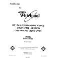 WHIRLPOOL SF335EEPW0 Parts Catalog