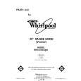 WHIRLPOOL RH2330XLW0 Parts Catalog