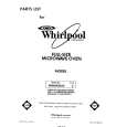WHIRLPOOL MW8400XS2 Parts Catalog