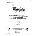 WHIRLPOOL SF310PSPW0 Parts Catalog