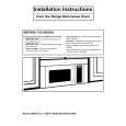 WHIRLPOOL UMV2186AAW Installation Manual