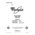 WHIRLPOOL GLER5434BW1 Parts Catalog