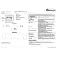 WHIRLPOOL BSZ 5909 IN Owners Manual