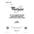 WHIRLPOOL SS630PER1 Parts Catalog