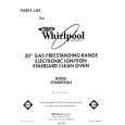 WHIRLPOOL SF3000ERW5 Parts Catalog