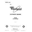 WHIRLPOOL LA3400XSW0 Parts Catalog