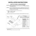WHIRLPOOL UXA0024AXW Installation Manual