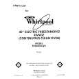 WHIRLPOOL RF4400XLW4 Parts Catalog