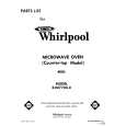 WHIRLPOOL RJM77000 Parts Catalog