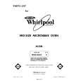 WHIRLPOOL MW3500XS0 Parts Catalog