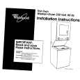 WHIRLPOOL 3LTE5243BN0 Installation Manual