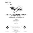 WHIRLPOOL SF310PERW4 Parts Catalog