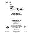 WHIRLPOOL MW8100XL0 Parts Catalog