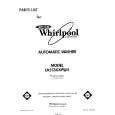 WHIRLPOOL LA5550XPW4 Parts Catalog