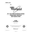 WHIRLPOOL SF3600EPW1 Parts Catalog