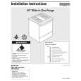 WHIRLPOOL YGW395LEGQ5 Installation Manual