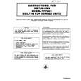 WHIRLPOOL RTP201 Installation Manual