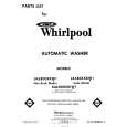 WHIRLPOOL LA5800XKW1 Parts Catalog