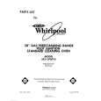 WHIRLPOOL SF313PSPT0 Parts Catalog