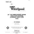 WHIRLPOOL SF5100EKW0 Parts Catalog