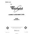 WHIRLPOOL MW3200XP2 Parts Catalog