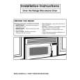 WHIRLPOOL MMV4205BAS Installation Manual
